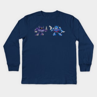 Shockwave Vs Ultra Magnus Kids Long Sleeve T-Shirt